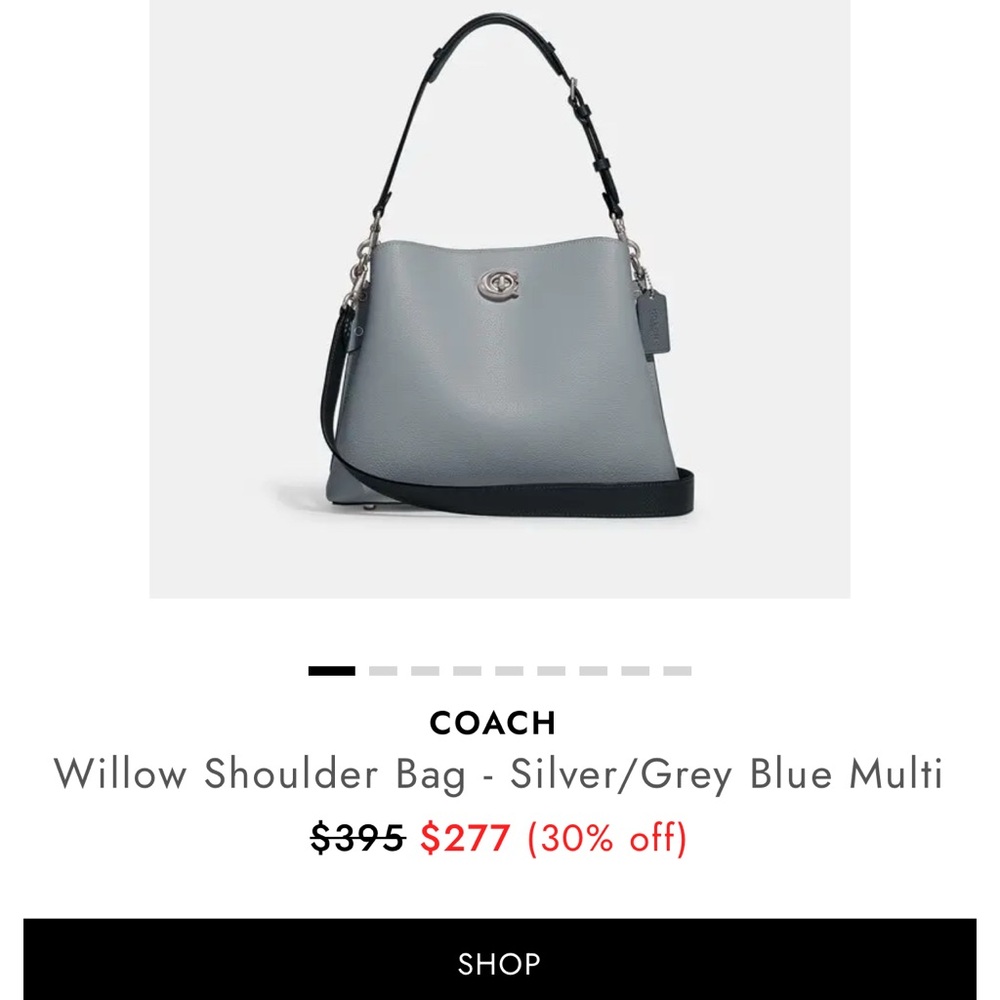 Coach Willow Shoulder Bag - Picture 11 of 11